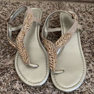 Nicole Gold Wedge Sadat’s [7W]